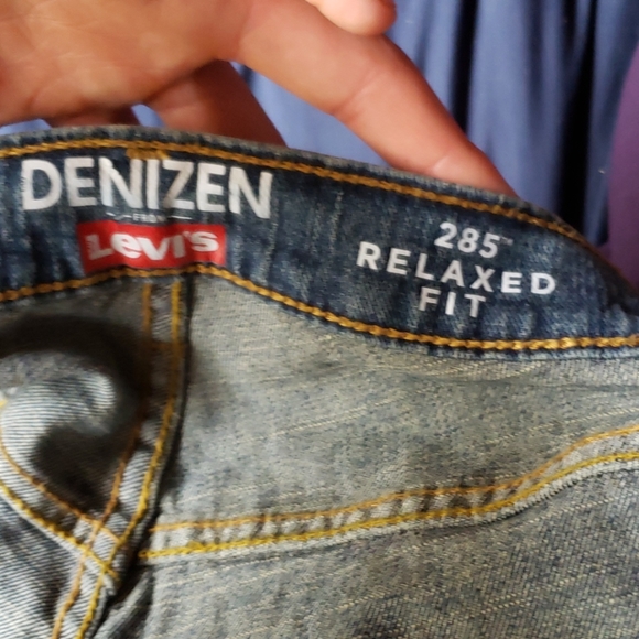 mens levis 285 relaxed fit vintage denim jeans - Picture 3 of 5